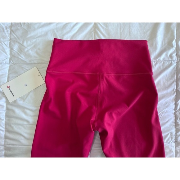NEW Lululemon Wunder Train HR Tight 28'' Size 8 Leggings Pink Dragon Fruit NWT - Picture 9 of 11
